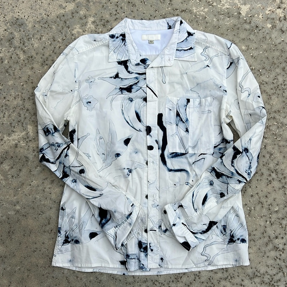 Men’s Diesel Black and White Button Up
